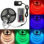  Kit Banda Led RGB cu Alimentator si Controler IR 12V - Q-18A046 (Q-18A046)