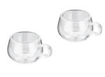 Judge Set 2 cesti espresso Judge, sticla borosilicata, 7x5 cm, 75 ml, transparent (HO-JDG25)