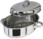 JUDGE Tava ovala cu baza termica Judge Speciality Cookware, otel inoxidabil, 32x22x15 cm, argintiu (HO-TC182)