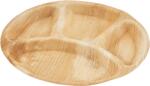 Judge Set 6 tavi servire compartimentata Judge Pure Leaf, frunze de palmier, 30 cm, maro (HO-JANL132) Tava
