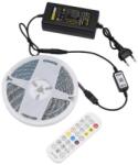  Kit Banda LED 5050 RGB IP65 5m cu Bluetooth și Telecomandă - Q-18A142 (Q-18A142)