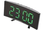  Ceas DT-6507 LCD Oglindă LED Verde cu Termometru și Alarmă - Q-13B040 (Q-13B040)