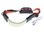  Lanterna Frontala LED COB Flexibil G13 cu Acumulatori Li-ion, 10W Alb-Rezistent la Apa - Q-19B017 (Q-19B017)