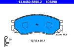 ATE Set placute frana ATE 13.0460-5890.2 (13.0460-5890.2)