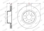 FERODO Disc frana FERODO PREMIER DDF3015C (DDF3015C)