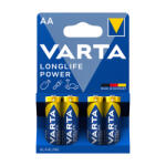 VARTA Elem AA ceruza LR06 Longlife Power 4 db/csomag, Varta (4906121414) - toptoner