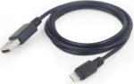 Gembird CABLU alimentare si date GEMBIRD, pt. smartphone, USB 2.0 (T) la Lightning (T), 2m, negru (CC-USB2-AMLM-2M)