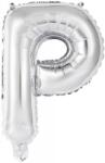  Ezüst Silver P betű fólia lufi 45 cm (DPA9909623)