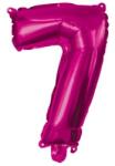  Rózsaszín Hot Pink 7-es szám fólia lufi 95 cm (PNN92493) - sandori