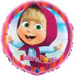  Mása és a medve Titter fólia lufi 46 cm (GBBL18023) - sandori