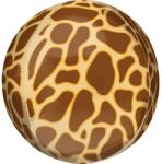  Zsiráf mintás Safari gömb fólia lufi 40 cm (DPA4210801) - sandori