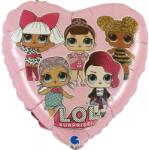  LOL Surprise Pink fólia lufi 46 cm (GBBL18032PK) - sandori