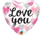  Szerelem Hearts fólia lufi 46 cm (MLG209861) - sandori