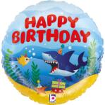  Happy Birthday Ocean mini fólia lufi 19 cm (WP) (GBB22063)