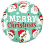  Karácsonyi Santas fólia lufi 46 cm (MLG315601) - sandori