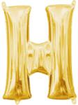  Arany Gold mini H betű fólia lufi 33 cm (DPA3302701) - sandori