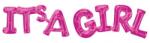  IT'S A Girl Pink fólia lufi 50 cm (DPA3585701) - sandori
