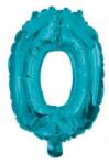  Mini 0-ás Blue szám Fólia lufi 32 cm (PNN91229) - sandori