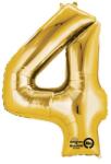  Arany Gold óriás 4-es szám fólia lufi 91x60 cm (DPA2825001)