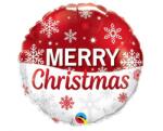  Karácsonyi Snowflakes fólia lufi 46 cm (MLG313201) - sandori