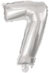  Mini 7-es Silver szám Fólia lufi 33 cm (PNN89804) - sandori