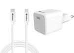 Sandberg Hálózati töltő, USB-C AC Charger 20W + Lightning 1m PC (441-57)