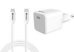 Sandberg Hálózati töltő, USB-C 20W Charger+USB C - C1m PC (441-58)