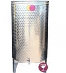 Panka bortartály inox 1000 l-es, 3 csappal (14542)