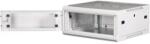 Lande PROlineB 600x600 lapraszerelt 4U 19" fali rack szekrény (szürke) (LN-WB-04U6060-LG-F) (LN-WB-04U6060-LG-F)