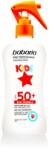 Babaria Kids Sunscreen Spray SPF50+ vízálló fényvédő készítmény testre minden bőrtípus 200 ml