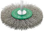 Fortis Perie disc Fortis, fir ondulat inox 0.3mm, 80mm (4317784780803) - bricolaj-mag