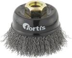 Fortis Perie oala Fortis, fir ondulat otel 0.3mm, M14, 80mm (4317784781022) - bricolaj-mag