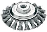 Lessmann Perie conica Lessmann, fir rasucit otel 0.5mm, M14, 100x12mm (471257)