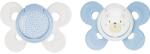 Chicco Physio Comfort 2-6 m биберон Boy-Bear/Dots 2 бр