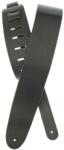 D'Addario Basic Classic Leather Guitar Strap Black