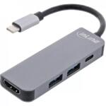 InLine Docking Station InLine USB 3.2-C la HDMI 4K30Hz/2 x USB-A + PD 87W Gri (IL33271H)