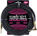 Ernie Ball 18' Braided Cable Black