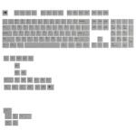 GLORIOUS Polychroma V2 RGB Keycaps - Retail - US (GLO-KB-ACC-KC-PC-POLY-US)