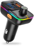 XO BCC09 Bluetooth FM transmitter MP3 + autós töltő 25W fekete