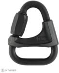 Petzl DELTA N8 háromszög alakú maillon osztóval, fekete (8 mm)