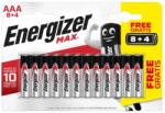 Energizer MAX AAA Mikró Elem LR03, 8+4db (ENERGIZER-MAX-AAA-8-4)