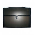 Daco Mapa plastic A4 Daco MP312N, 12 compartimente, Negru (MP312N)