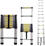 Haina H-UP500 Teleszkópos Alumínium Létra 5, 0m - 150 kg Teherbírás, Könnyen Tárolható