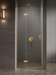 NEW TRENDY Nesta Gold Brushed uși de duș 90 cm înclinabilă auriu periat/sticlă transparentă D-0868A (D0868A)