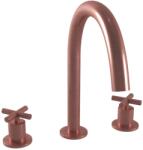 Bugnatese RODOS 3 üléses mosdócsaptelep klikk-klakk leeresztővel, rame szín 7312SCRA (7312SCRA)