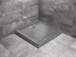 Radaway Doros Stone C 80x80 cm zuhanytálca előlappal, antracit SDRC8080-05-64S (SDRC8080-05-64S)