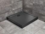 Radaway Doros Stone C 100x100 cm zuhanytálca előlappal, fekete SDRC1010-05-54S (SDRC1010-05-54S)