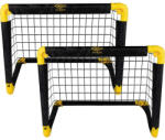 Umbro 2 db 50 x 44 x 44 cm műanyag, összecsukható gyermek focikapu SZETT hálóval, futballkapu pár, 2 db gyerek edzőkapu (Foldable Football Goal 26877) (Umbro_26877)