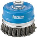Forum Perie oala Forum, fir rasucit otel 0.5mm, M14, 80mm (4317784861632) - constructii-mag