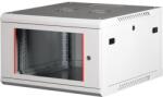 Lande PROlineB 600x600 lapraszerelt 6U 19" fali rack szekrény szürke LN-WB-06U6060-LG-F (LN-WB-06U6060-LG-F)